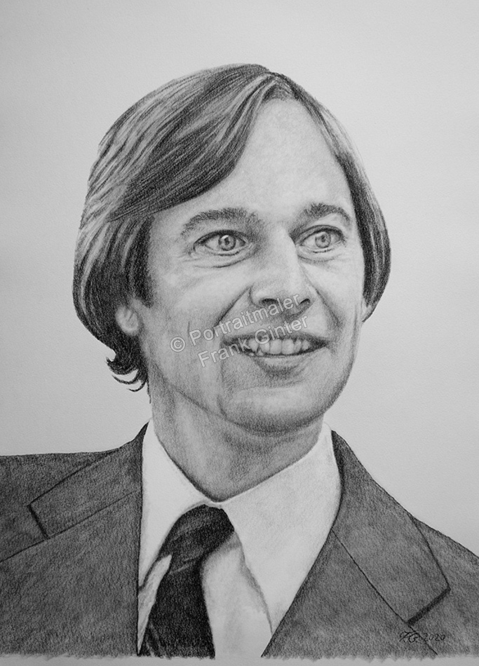 Bochum Portraitzeichnung Mann Bleistiftzeichnung Personenportrait-Zeichnung